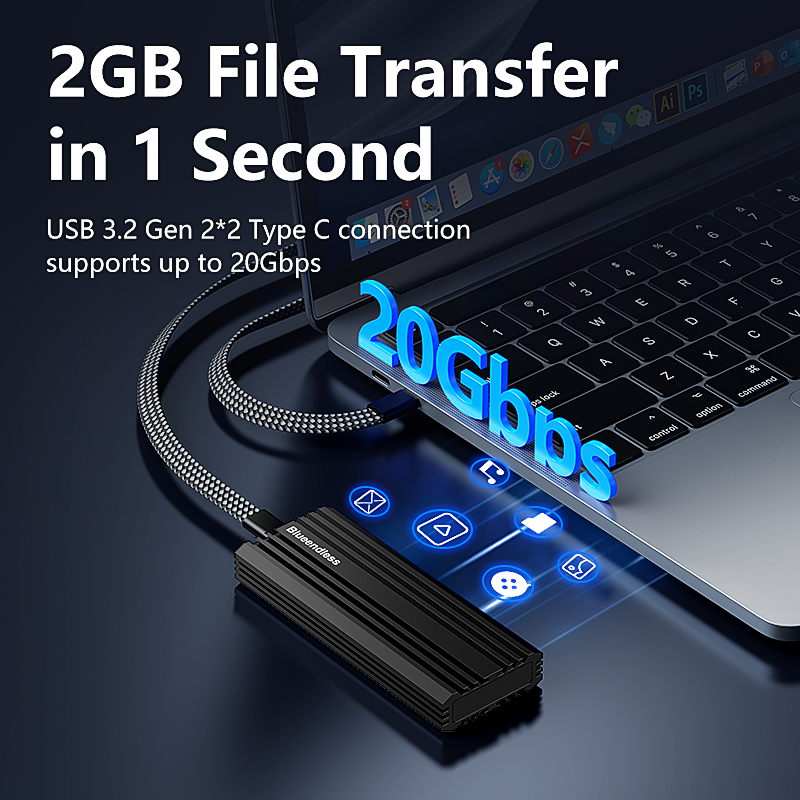 BLUEENDLESS 20Gbps M.2 PCIE NV - огляд і ціна 8Tb M2 Nvme Ssd
